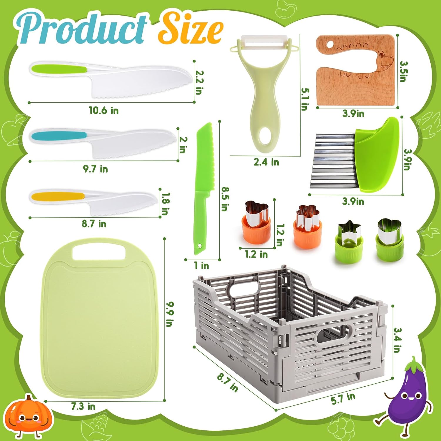 Toddler Cooking Knife Set