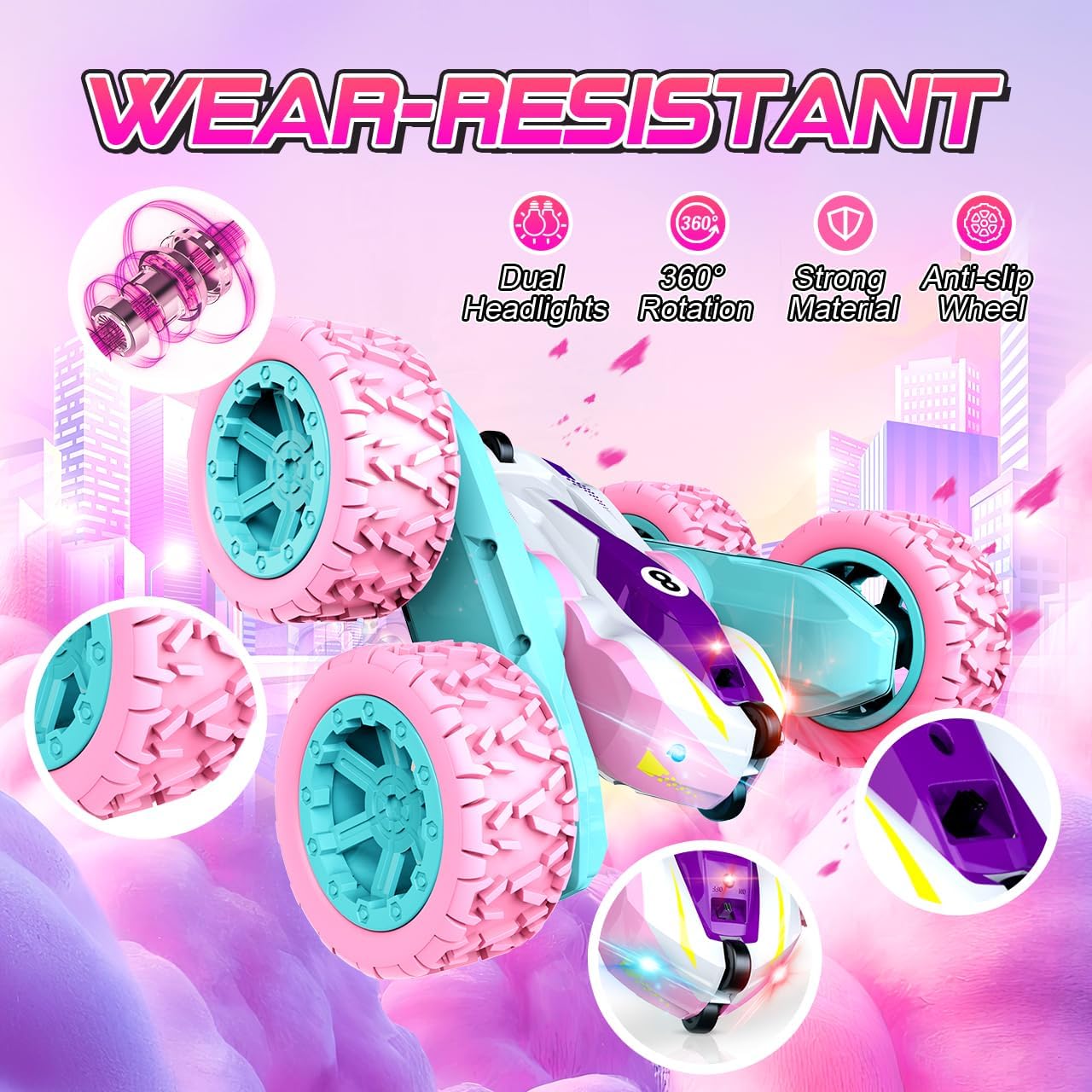 Pink Remote Control Car