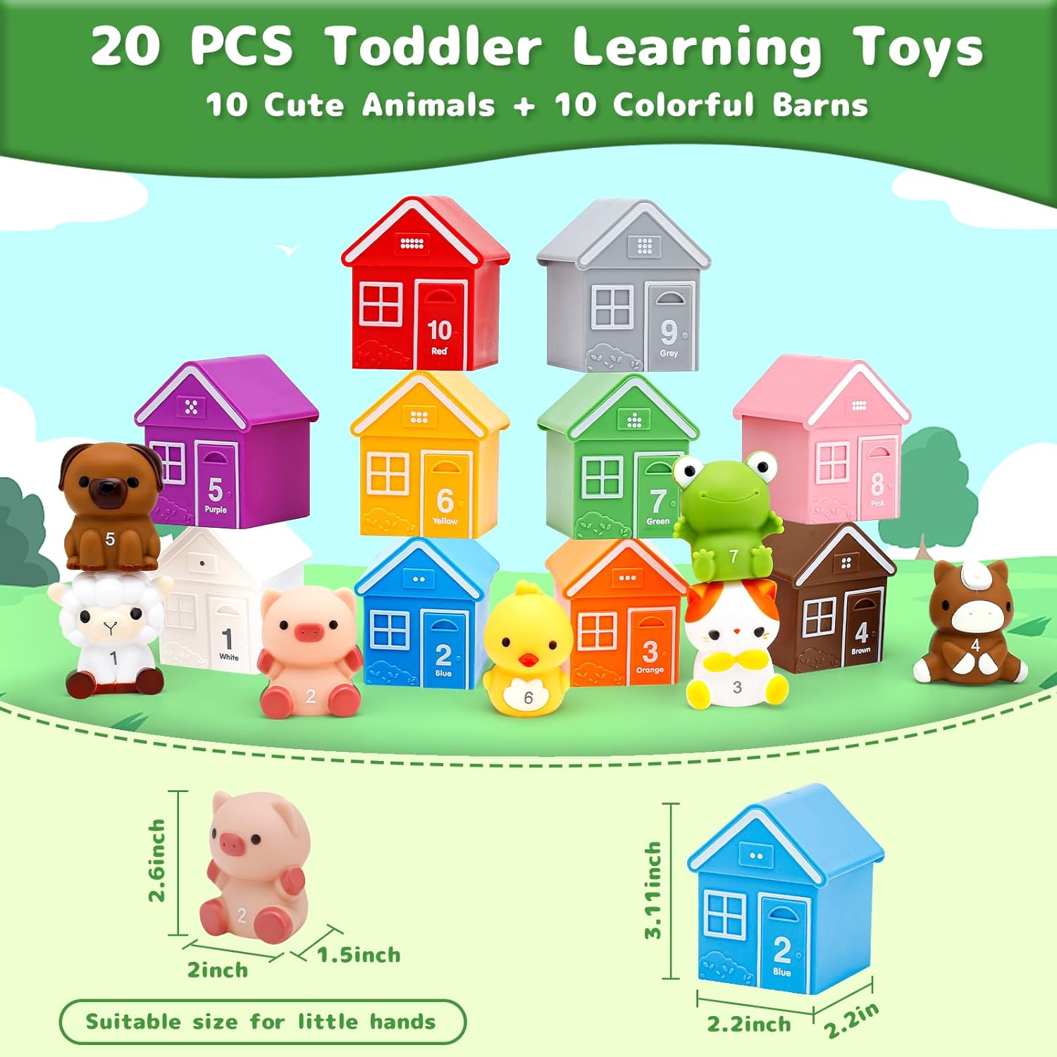Toddler Montessori Farm Toys