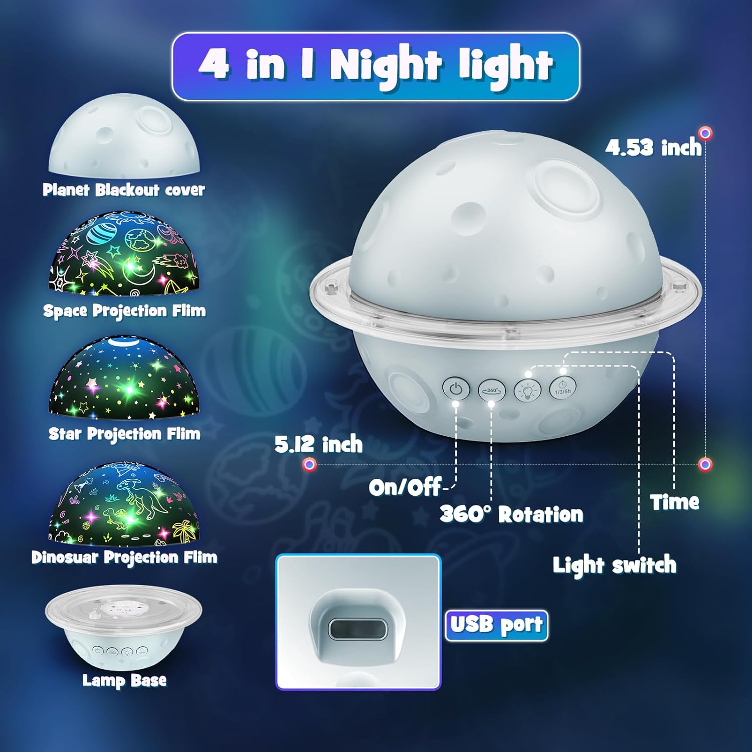 Kids Dinosaur Lamp