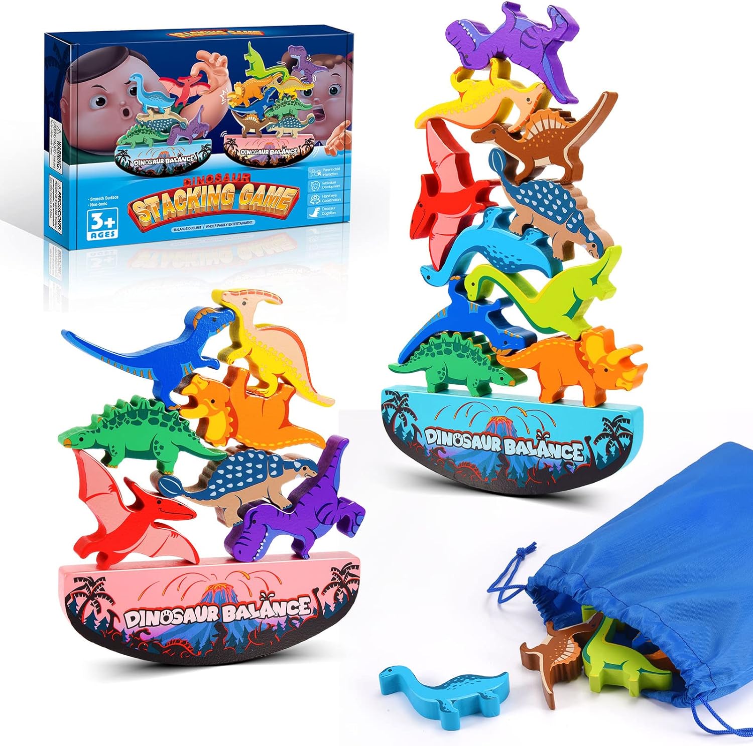 Dinosaur Stacking Montessori Toys