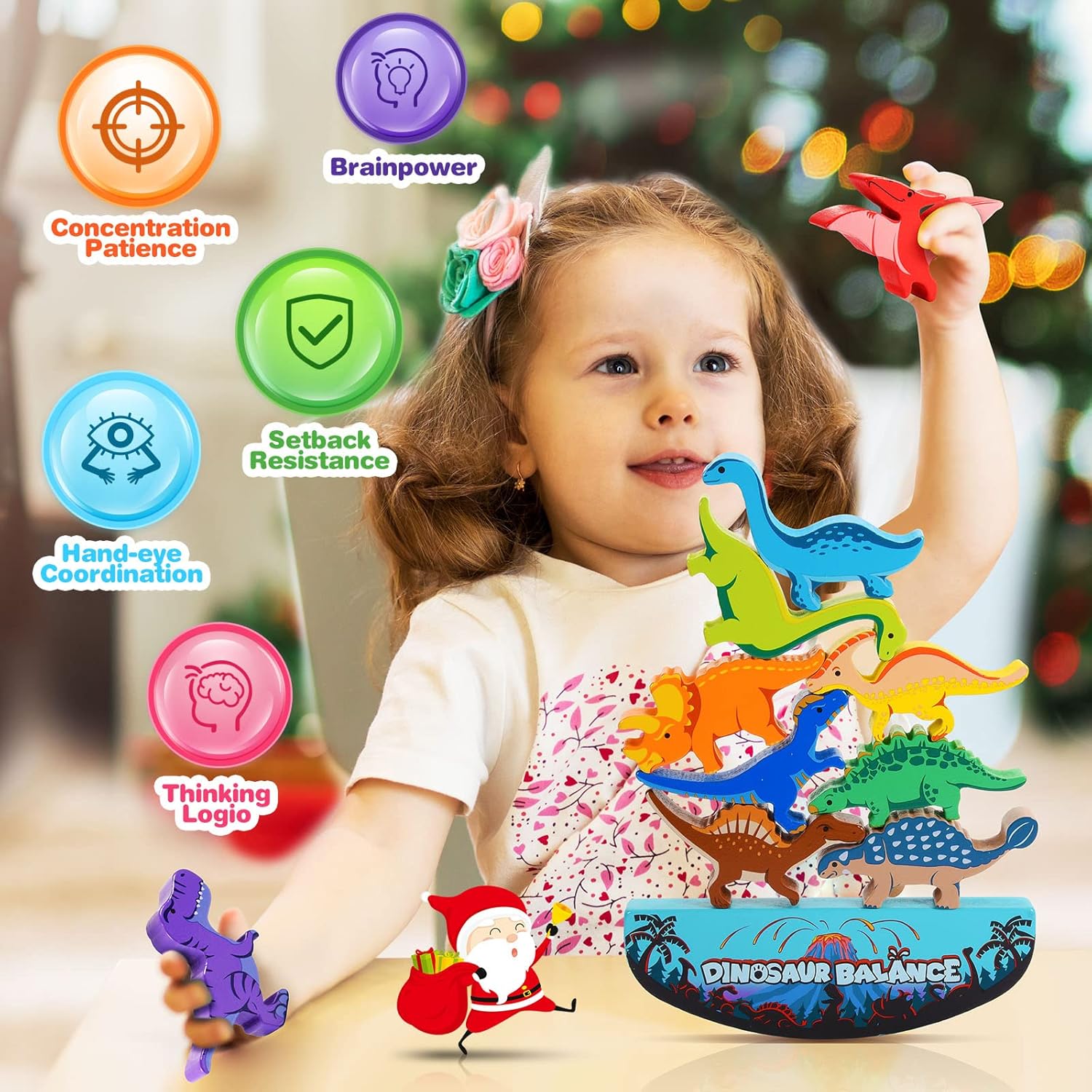 Dinosaur Stacking Montessori Toys