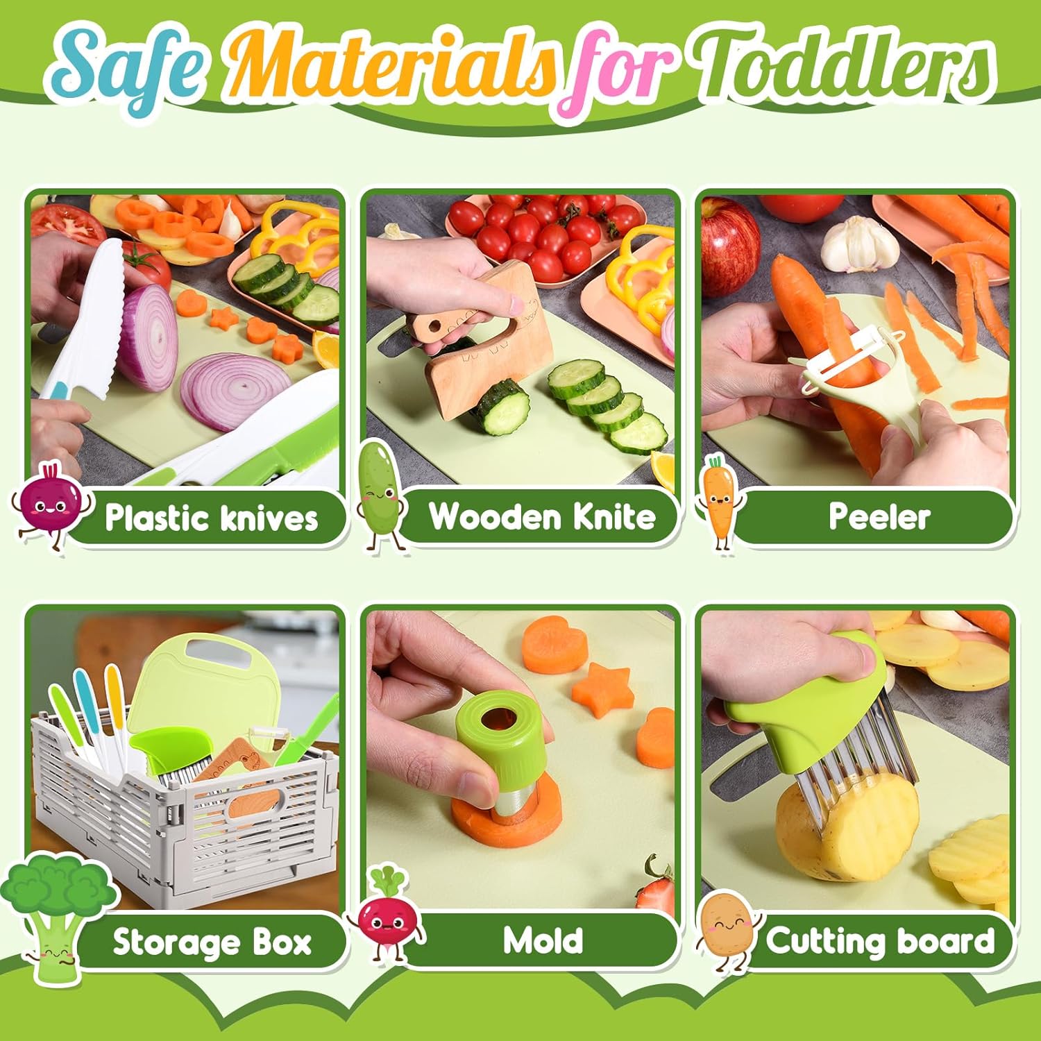 Toddler Cooking Knife Set