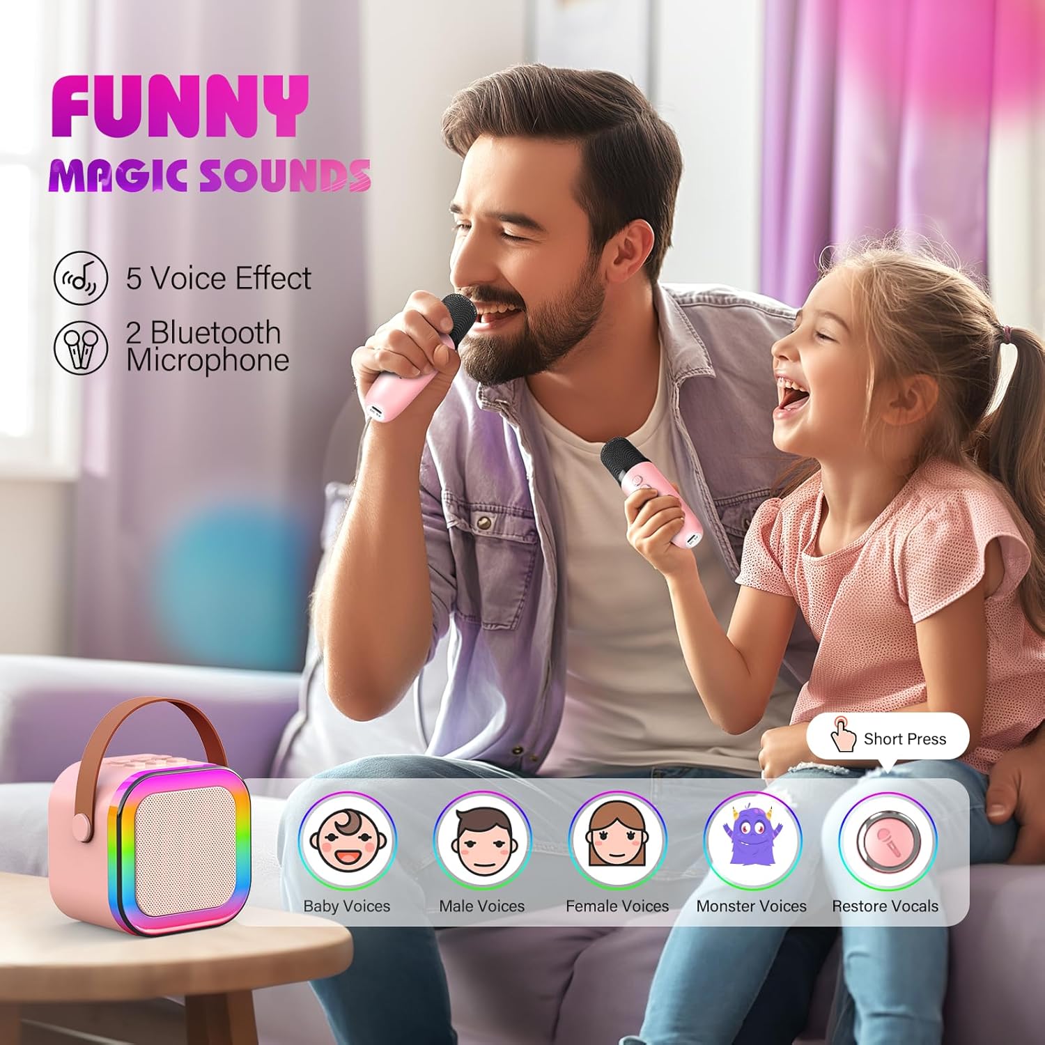 Karaoke Machine 2 Microphones