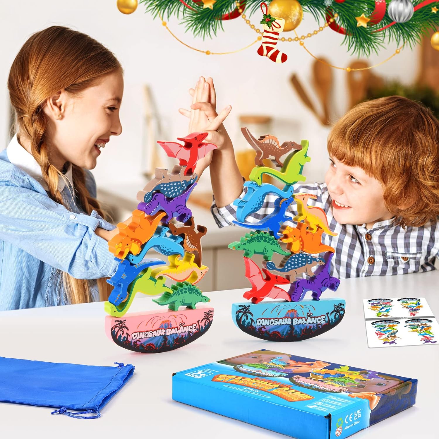 Dinosaur Stacking Montessori Toys