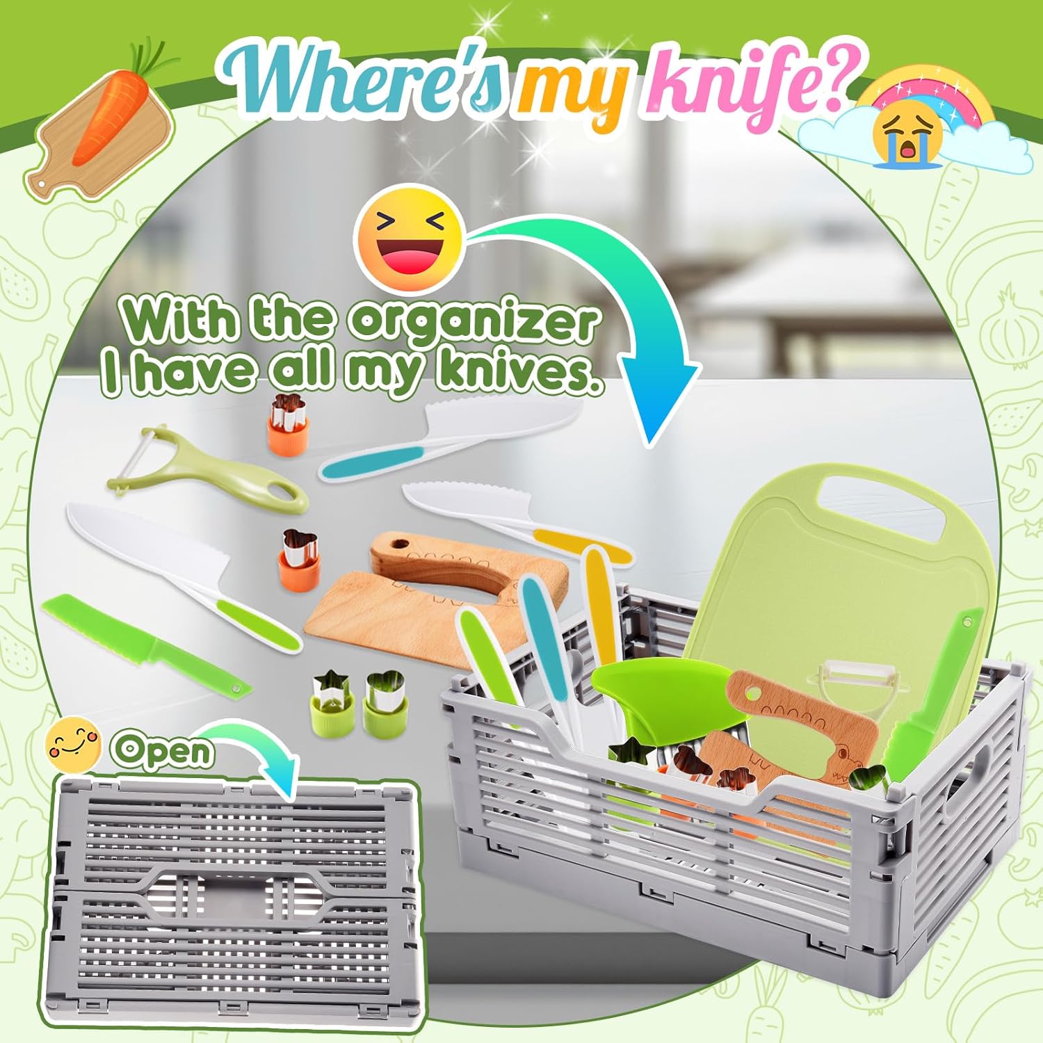 Toddler Cooking Knife Set