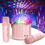 Mini Karaoke Machine for Kids, Gifts for Girls Ages 3-12, Bluetooth Speaker