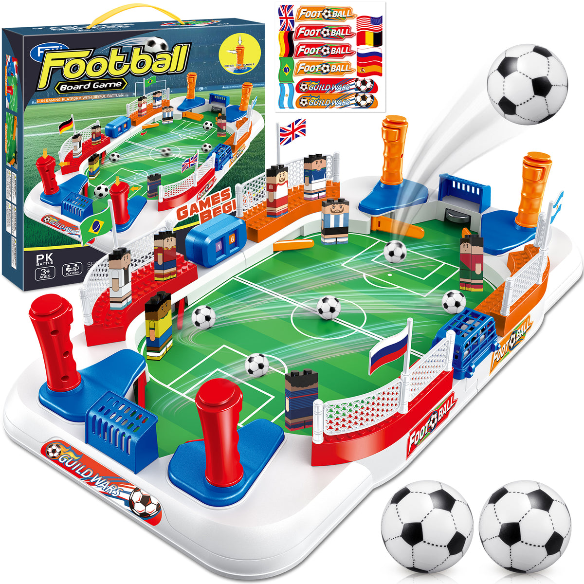 Mini Foosball Table Game, Gifts for 3-12 Year Old Kids Boys Tabletop Soccer Games, Soccer Pinball for Indoor Game
