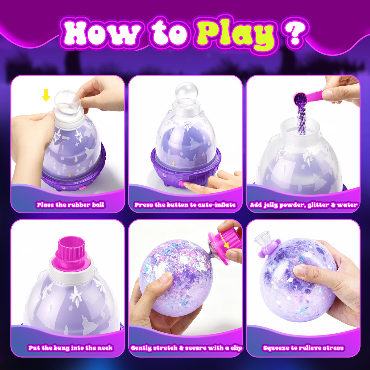 Funforfun Craft Kit for Girls Age 6-8, Making Machine Craft Kit for Kids ,DIY Stress Relief Toy Gifts for 5 6 7 8 Year Old Boys Girls Gift 6-12