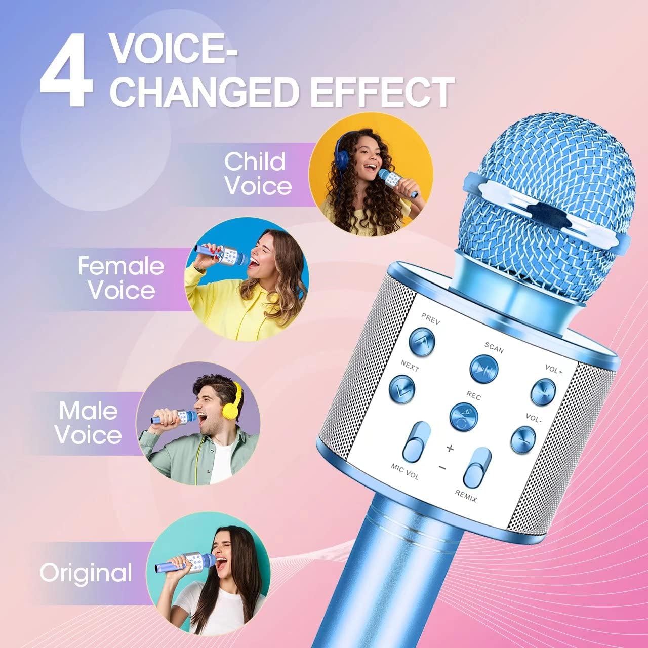 Bluetooth Wireless Microphone