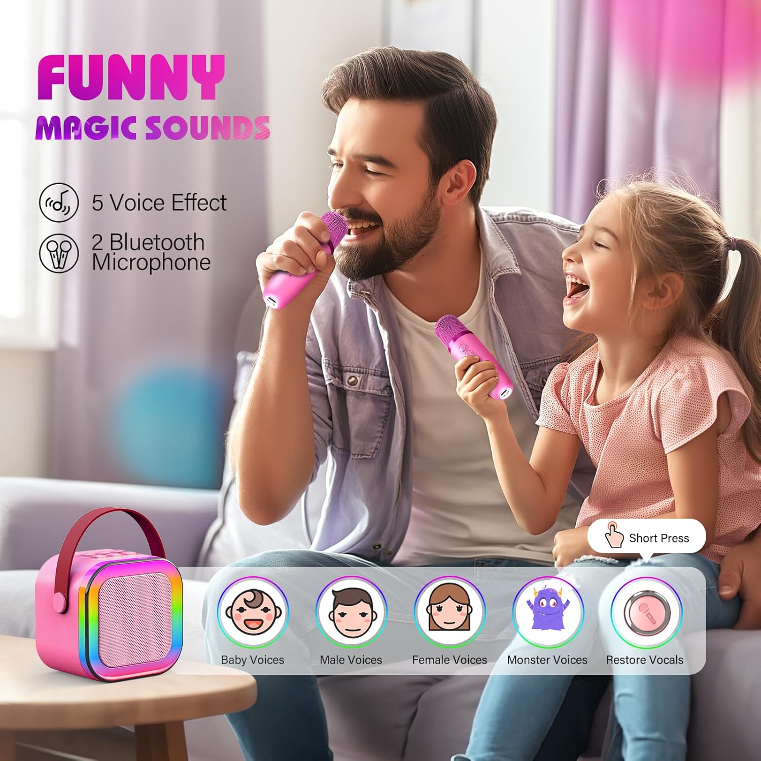 Karaoke Machine 2 Microphones