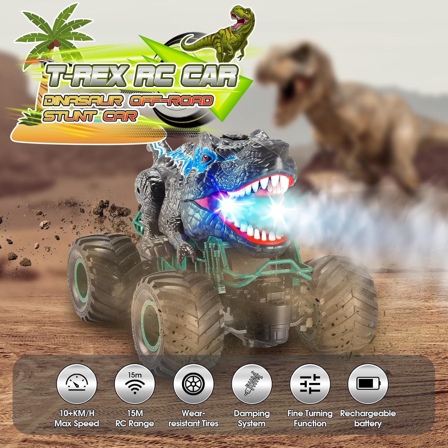 Dinosaur Remote Control Car
