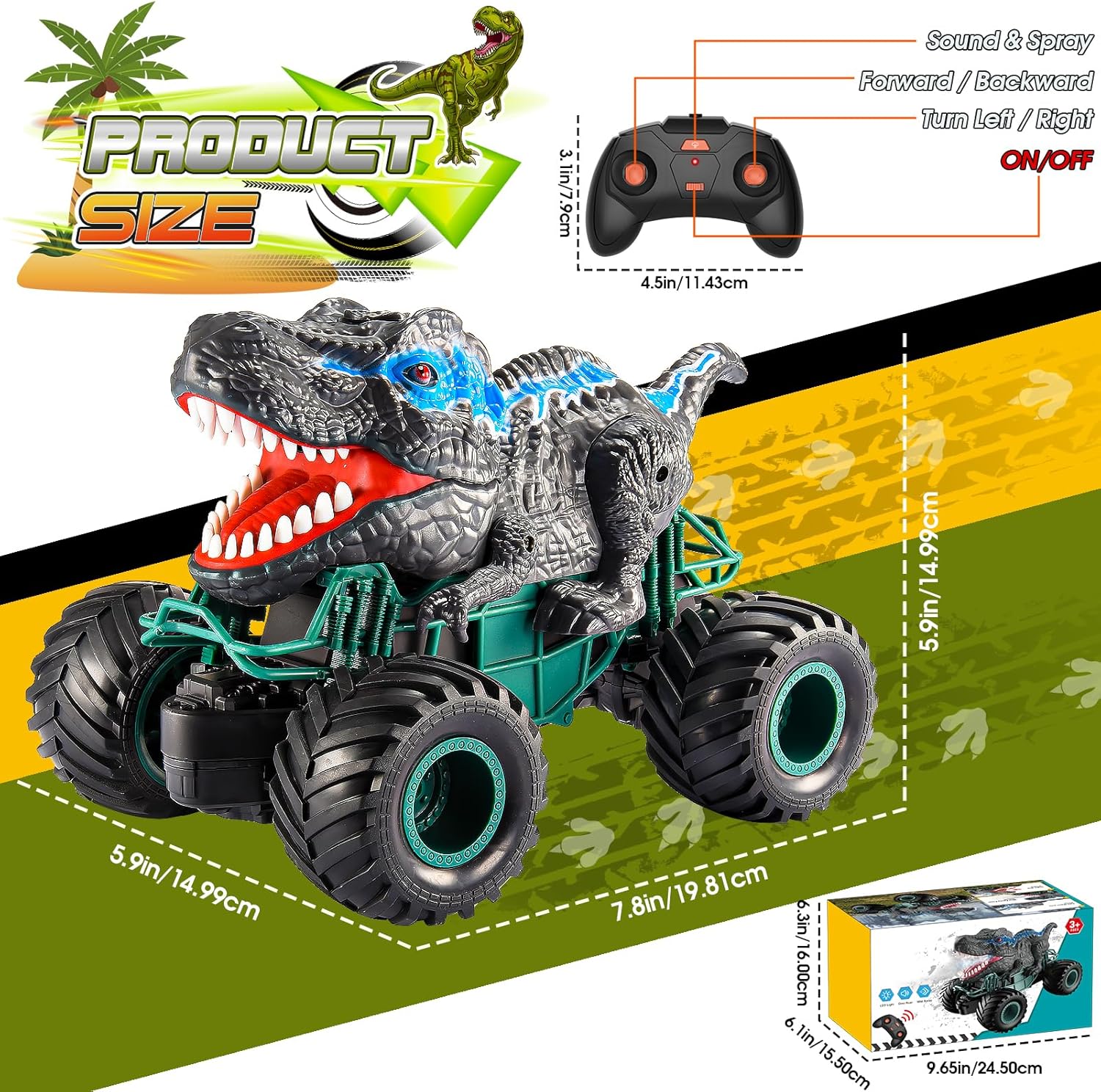 Dinosaur Remote Control Car